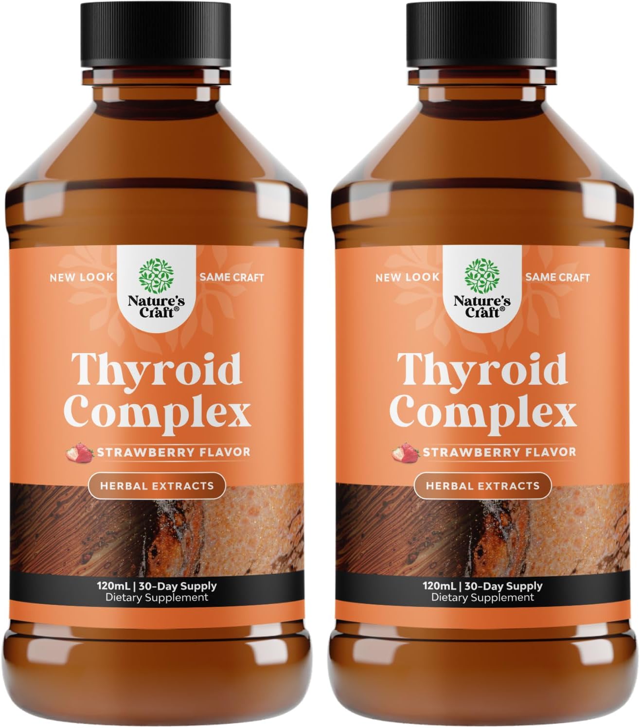 Liquid Iodine Thyroid Support Supplement with Myo-Inositol and Selenium - Vegan Formula for Enhanced Energy and Focus - 2 Pack