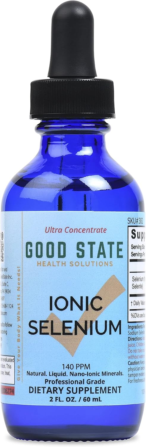 Liquid Ionic Selenium Supplement - High Concentration (70 mcg per 10 Drops) - 100 Servings