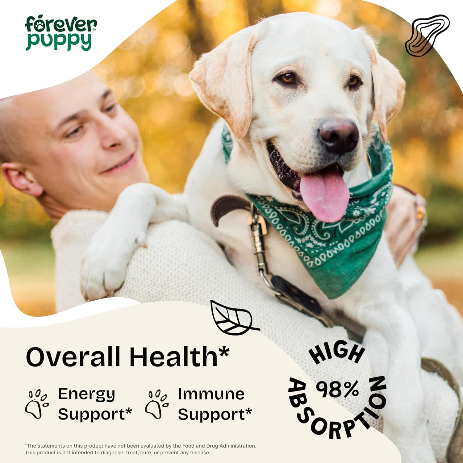 Liquid Irish Sea Moss Drops for Dogs - Thyroid & Energy Support - All Breeds & Sizes - Dog Food Supplement - Vitamins - 4 oz