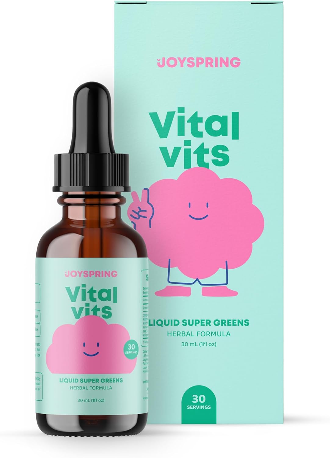 Liquid Kids Multivitamin Drops with Immune Support and Hormone Balance for Women by JoySpring