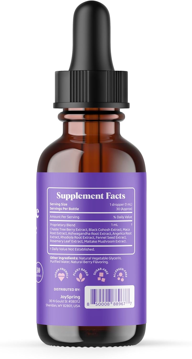 Liquid Kids Multivitamin Drops with Immune Support and Hormone Balance for Women by JoySpring