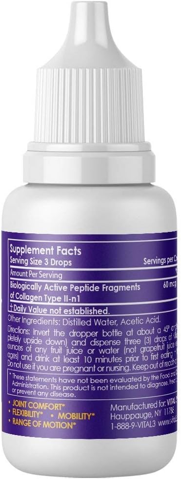 Liquid Knee Relief + Antarctic Krill Oil 1000mg for Joint Health - Bronson Vital 3 Joint Solution®