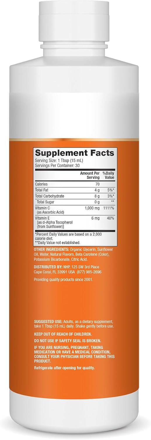 Liquid Liposomal Vitamin C by Dr. Mercola - 15.20 Fl. Oz. (450 mL), 30 Servings - Non-GMO Dietary Supplement, Potent Antioxidant & Essential Nutrient
