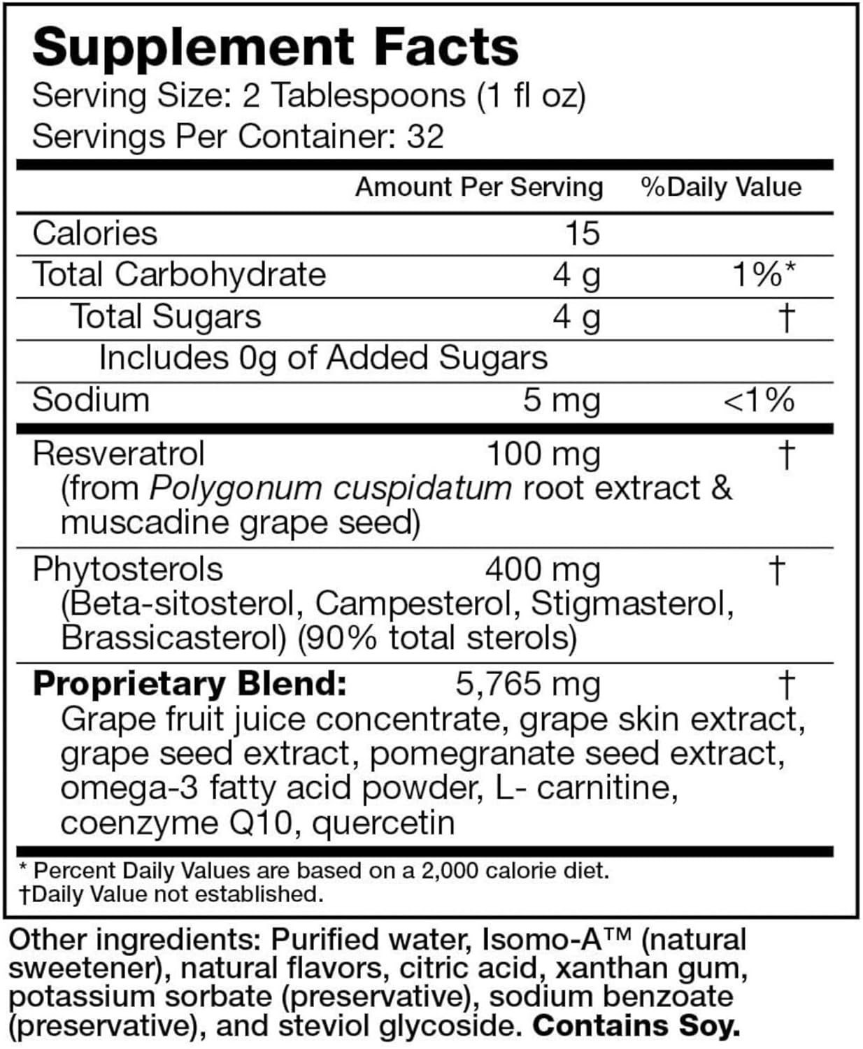 Liquid Resveratrol Supplement for Cardiovascular Support - 32 Fl. Oz. Advanced Formula for Healthy Aging, Heart Health, and Energy
