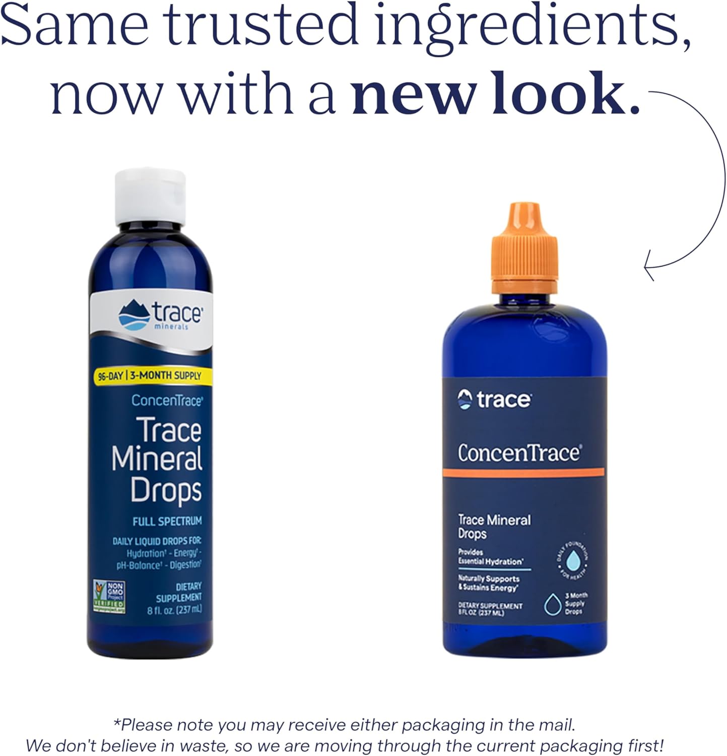 Liquid Trace Minerals Supplement for Bone & Joint Support - Electrolyte Restoration & Hydration Aid - Unflavored - 237mL