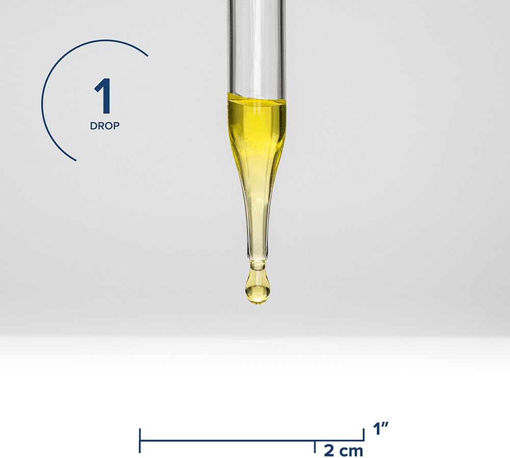 Liquid Vitamin D3 + K2 Drops for Immune & Bone Health - Supports Calcium Absorption & Blood Circulation - 1 oz