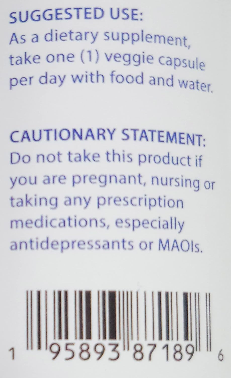 Lithium Orotate Capsules - 1.0 Count Detox Mineral Supplement for Wellness