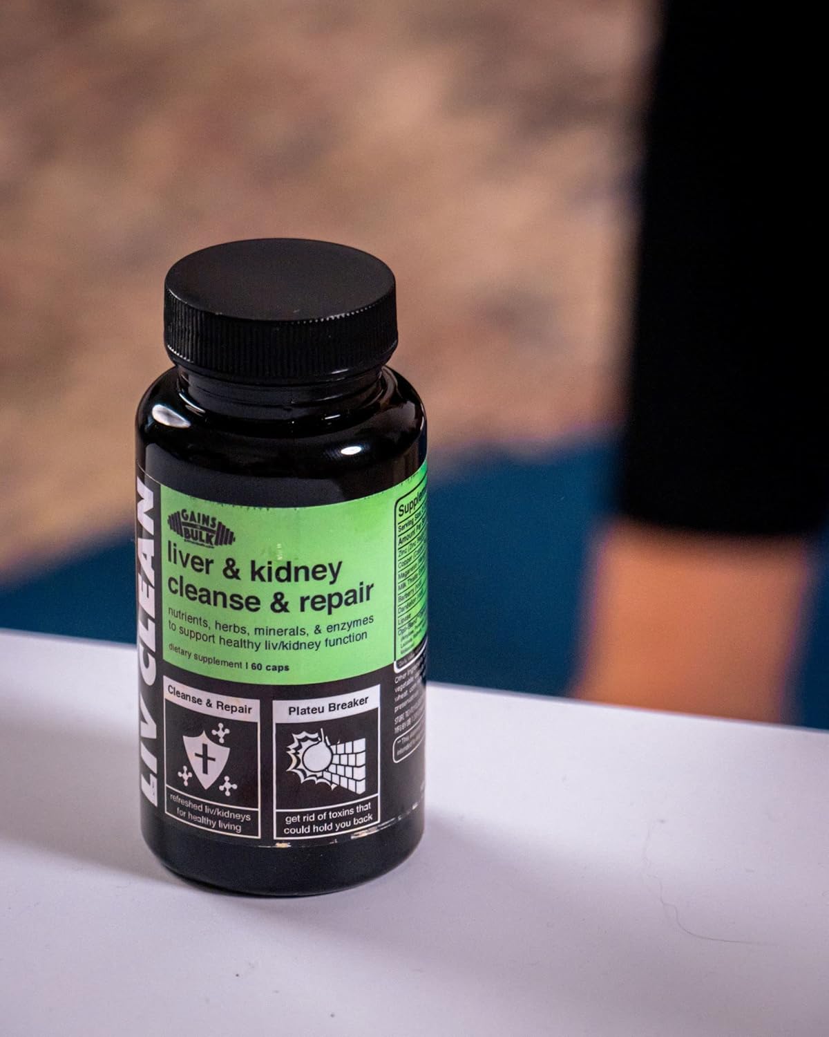 LIV Clean Liver and Kidney Cleanse & Repair Supplement | Supports Healthy Function | Beet Fiber Capsules | 60 Vegetarian Capsules | Gains in Bulk