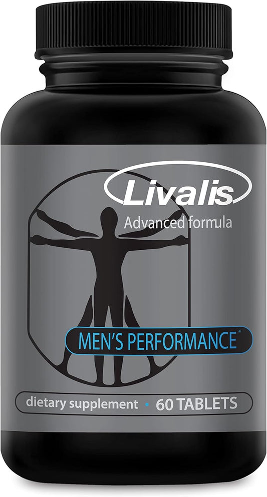 Livalis Male Enhancement Pills - Increase Size and Performance - Enlargement Formula for Men - Boost Length, Thickness, and Stamina - 3+ Inches in 90 Days - 60 Count