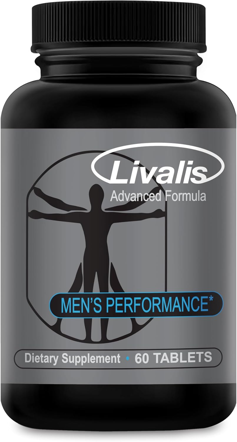 Livalis Male Enhancement Supplement for Performance, Stamina, Vitality, and Confidence - Boosts Blood Flow and Hormonal Balance - Fast Results