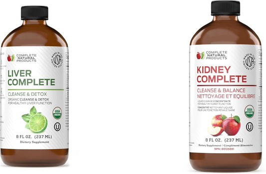 Liver and Kidney Complete 8oz Bundle - Complete Natural Products for Optimal Health