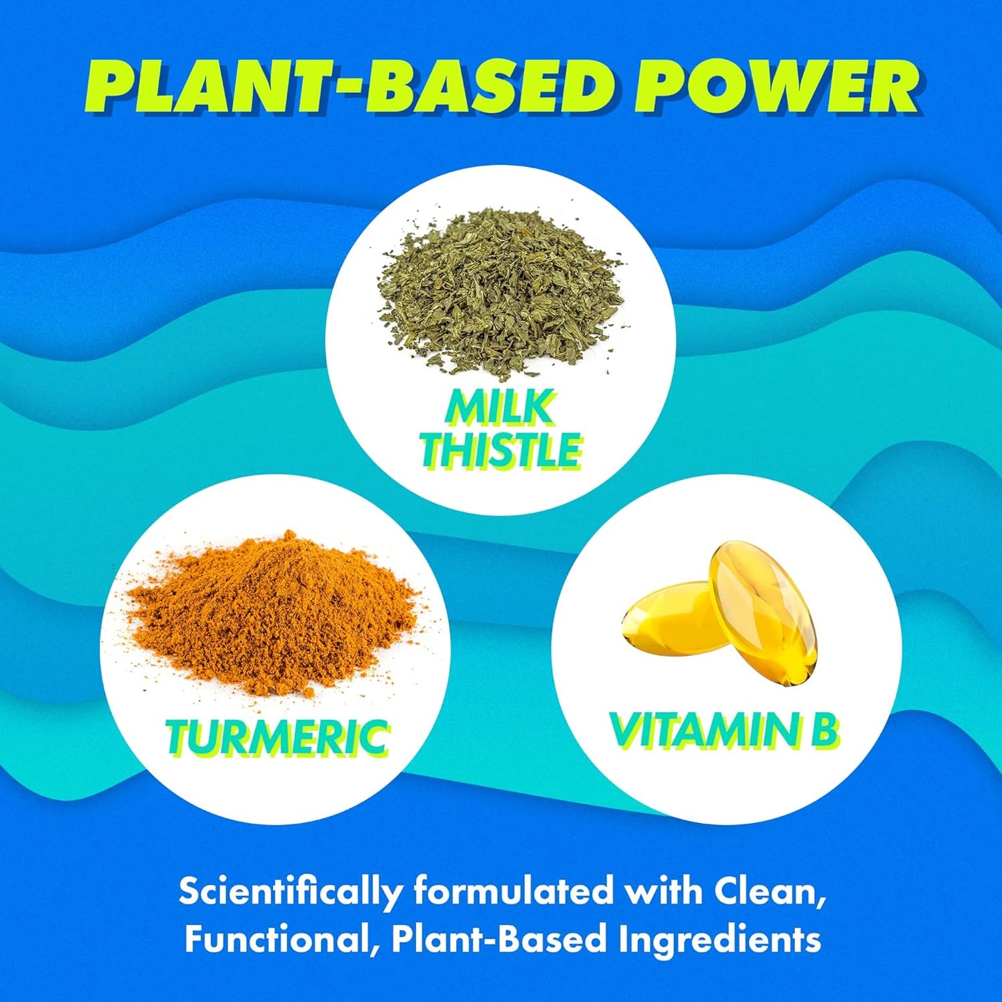 Liver Cleanse Detox Pills with Milk Thistle & Turmeric - Fatty Liver Support Supplement - Herbal Capsules for Healthy Digestive & Immune System - Vitamin B Liver Repair Formula
