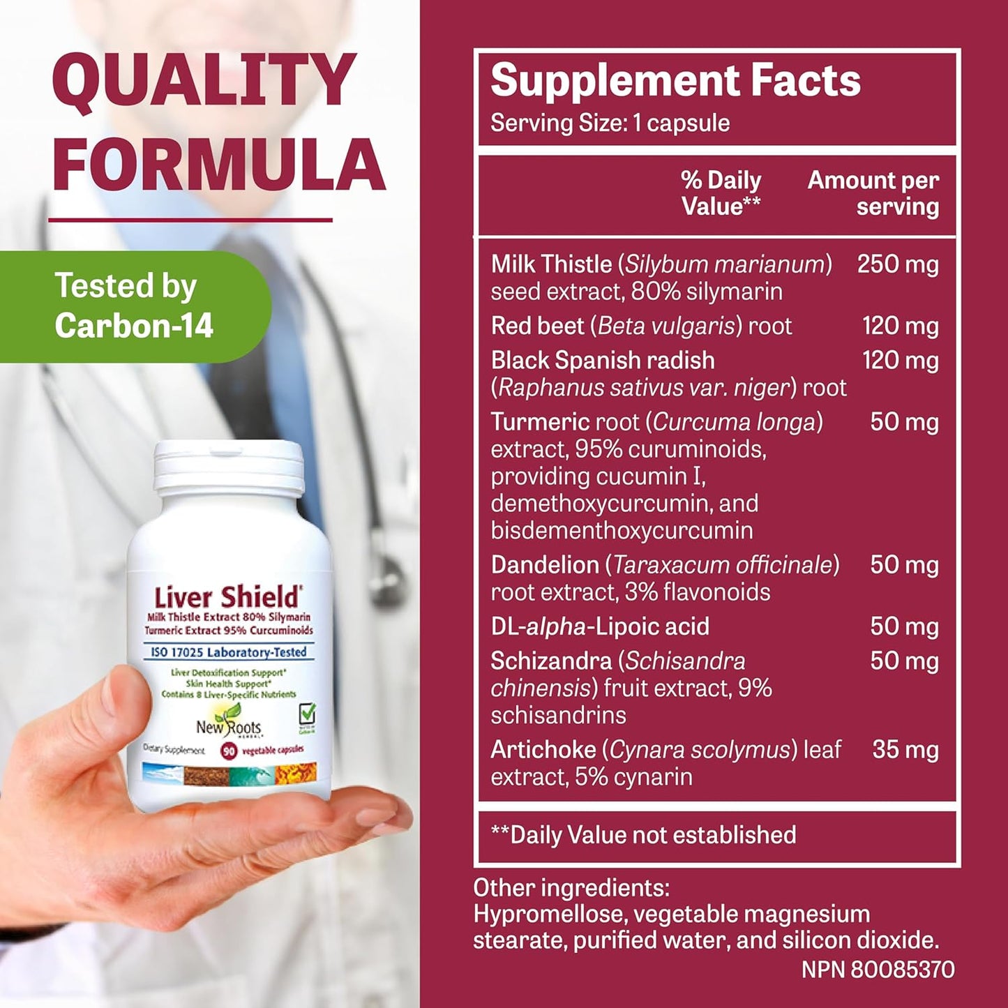 Liver Cleanse Detox & Repair Supplement - 8-in-1 Formula with Milk Thistle, Curcumin, Artichoke, Dandelion - Fatty Liver Support - 90 Capsules