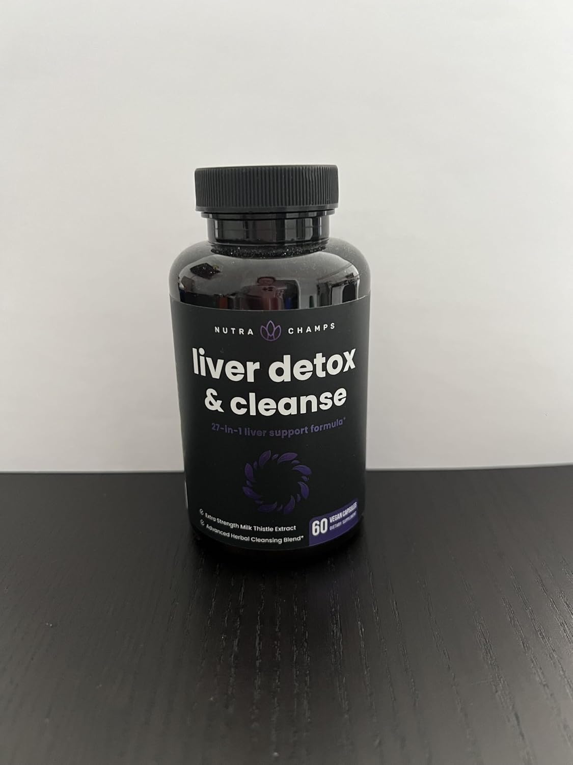 Liver Cleanse Detox & Repair Supplement with 20+ Herbs - Milk Thistle, Artichoke, Dandelion - 60 Capsules