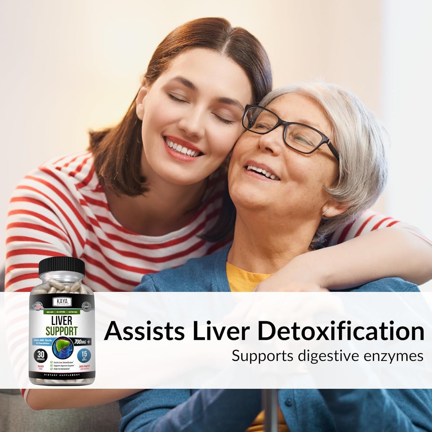 Liver Cleanse Detox & Repair Supplement with Milk Thistle, Artichoke Extract, and Dandelion Root - 30 Count - For Men and Women