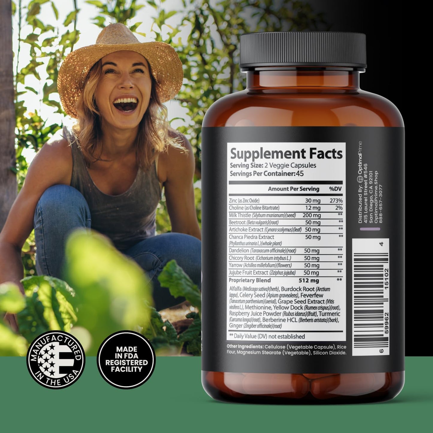 Liver Cleanse Detox & Repair Supplement with Milk Thistle, Artichoke, Beetroot, Zinc - 90 Capsules for Liver Support