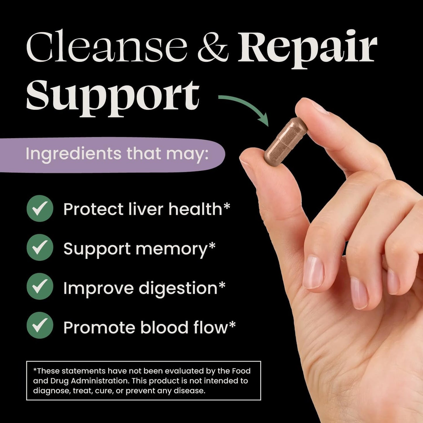 Liver Cleanse Detox & Repair Supplement with Milk Thistle, Artichoke, Beetroot, Zinc - 90 Capsules for Liver Support
