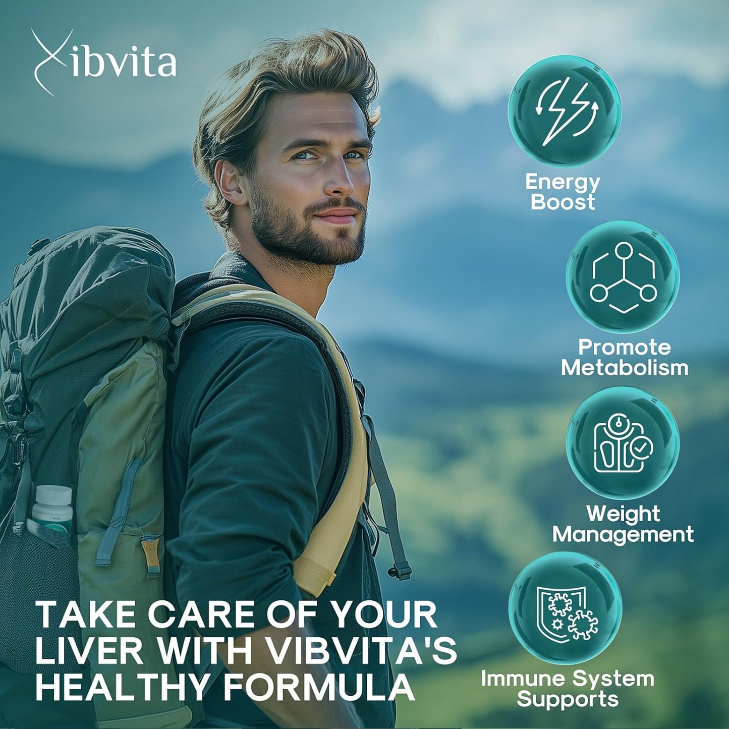 Liver Cleanse Detox Supplement with Silymarin Milk Thistle, Dandelion Root & Artichoke - Liver Health Support for Women & Men - 90 Capsules