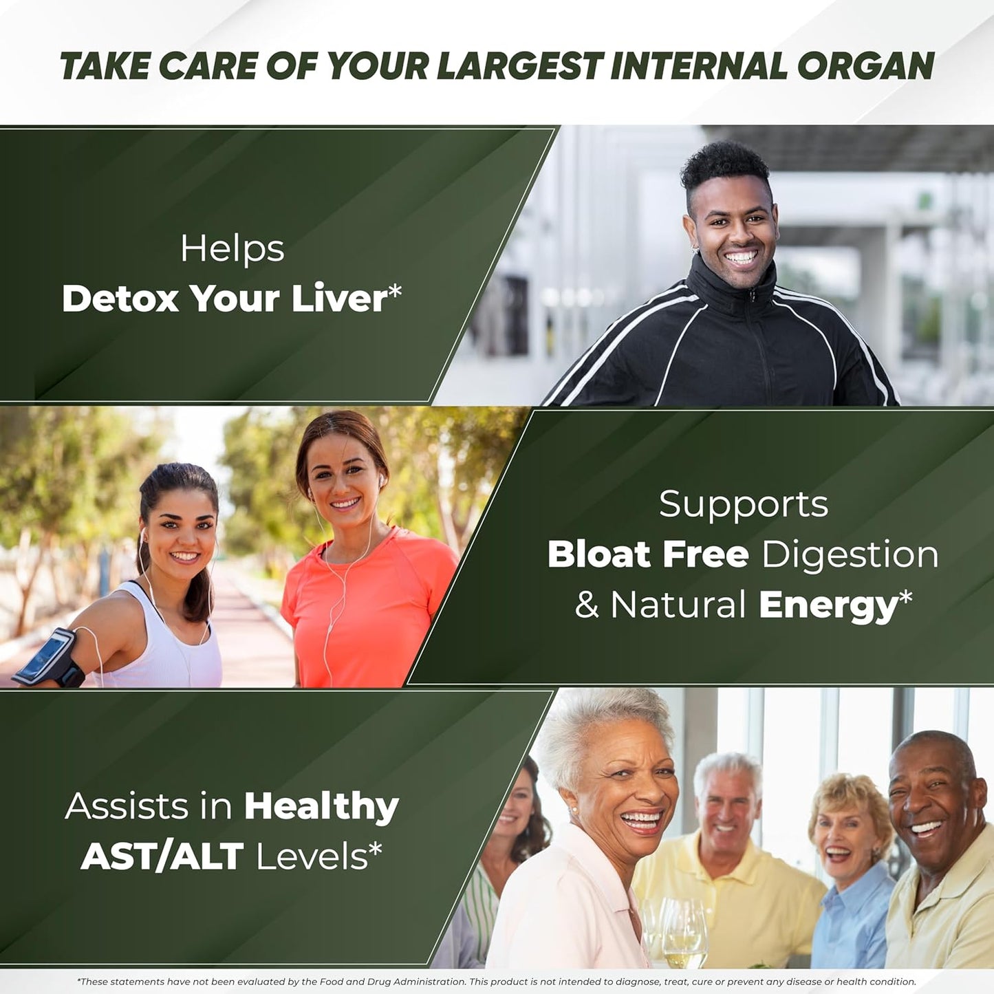 Liver Cleanse Detox Support Supplement for Fatty Liver Health - 70 Veg Capsules with Milk Thistle, Dandelion Root, and 9 Herbal Minerals - Men & Women