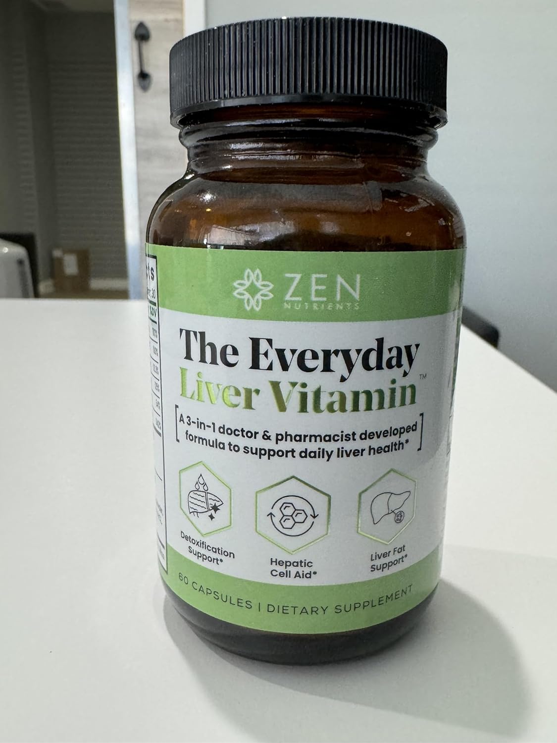 Liver Cleanse & Detox Support Supplement with Organic Ingredients - Zen Nutrients Liver Vitamin for Everyday Liver Health & Repair - Fatty Liver Detox Formula with Bergacyn FF, Milk Thistle, Dandelion Root & Artichoke Extract