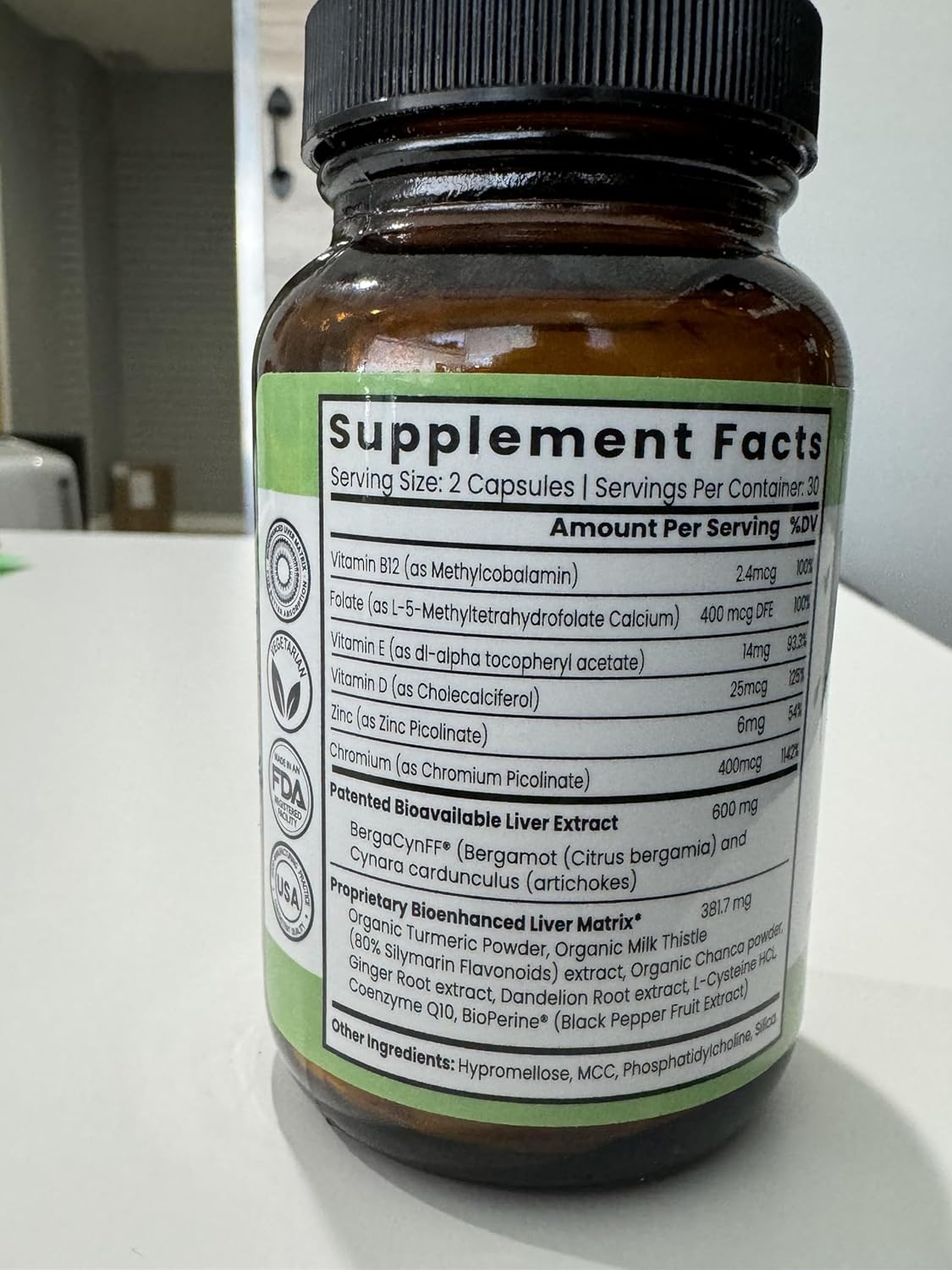 Liver Cleanse & Detox Support Supplement with Organic Ingredients - Zen Nutrients Liver Vitamin for Everyday Liver Health & Repair - Fatty Liver Detox Formula with Bergacyn FF, Milk Thistle, Dandelion Root & Artichoke Extract