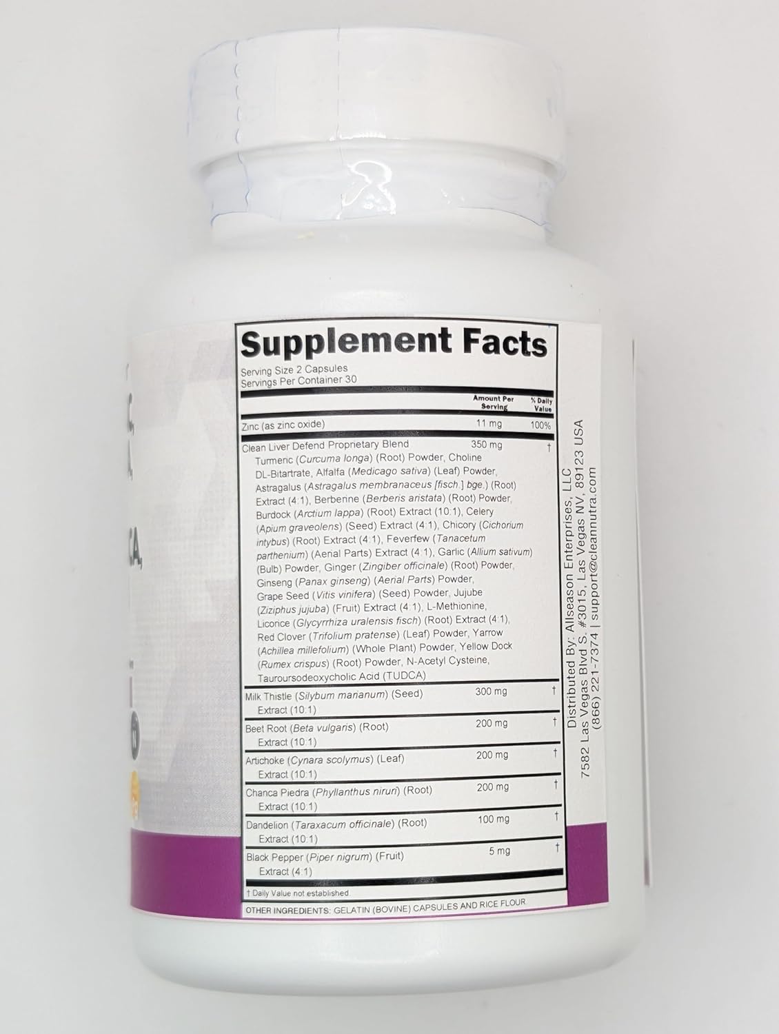 Liver Cleanse Supplement with Milk Thistle, NAC, Chanca Piedra, Beet Root, Artichoke, Dandelion Root, TUDCA, Choline, and Ginger - 2 Pack