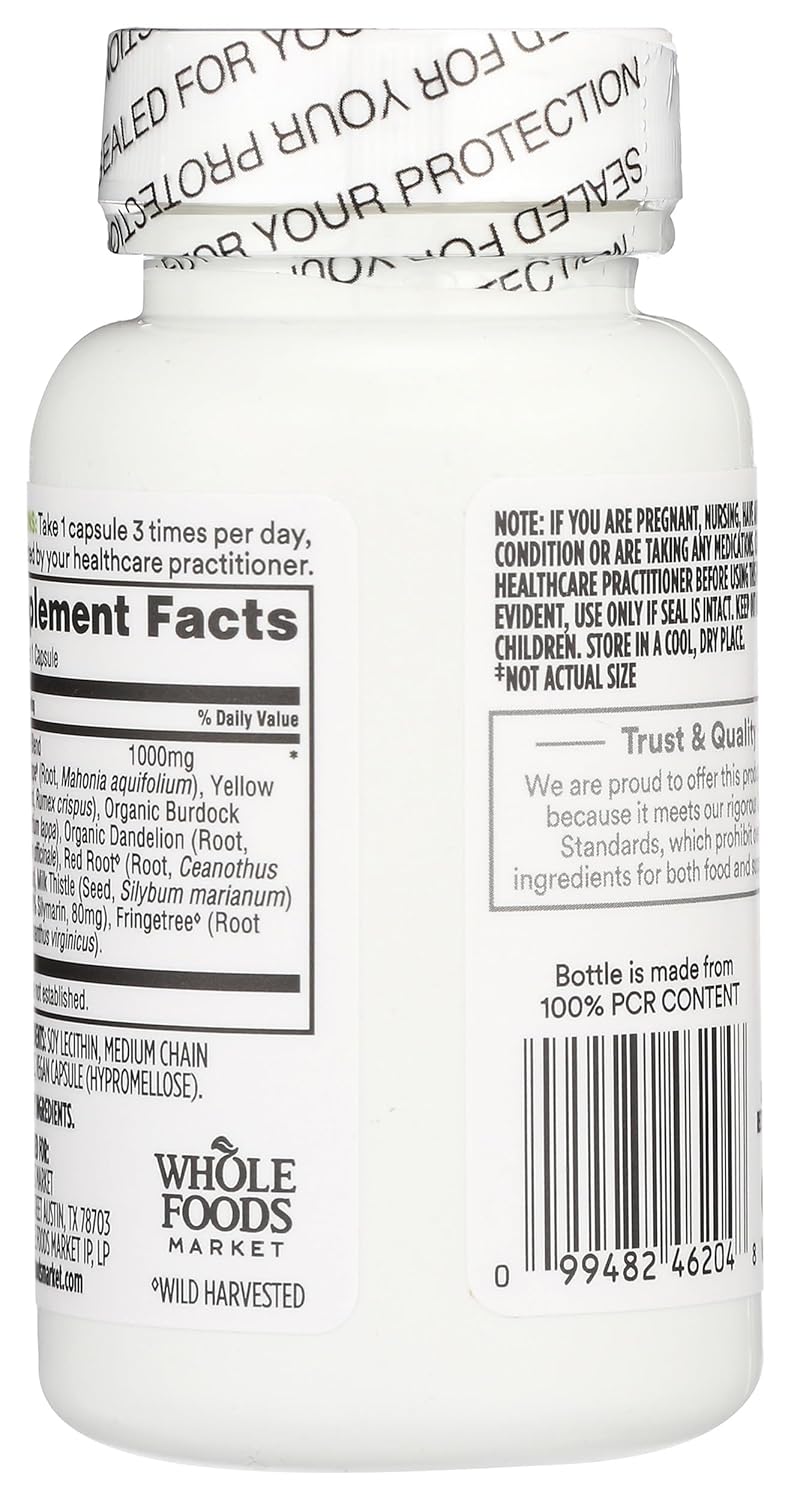 Liver Detox Supplement - 60 Count by Whole Foods Market