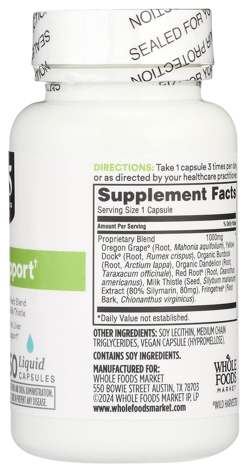 Liver Detox Supplement - 60 Count by Whole Foods Market
