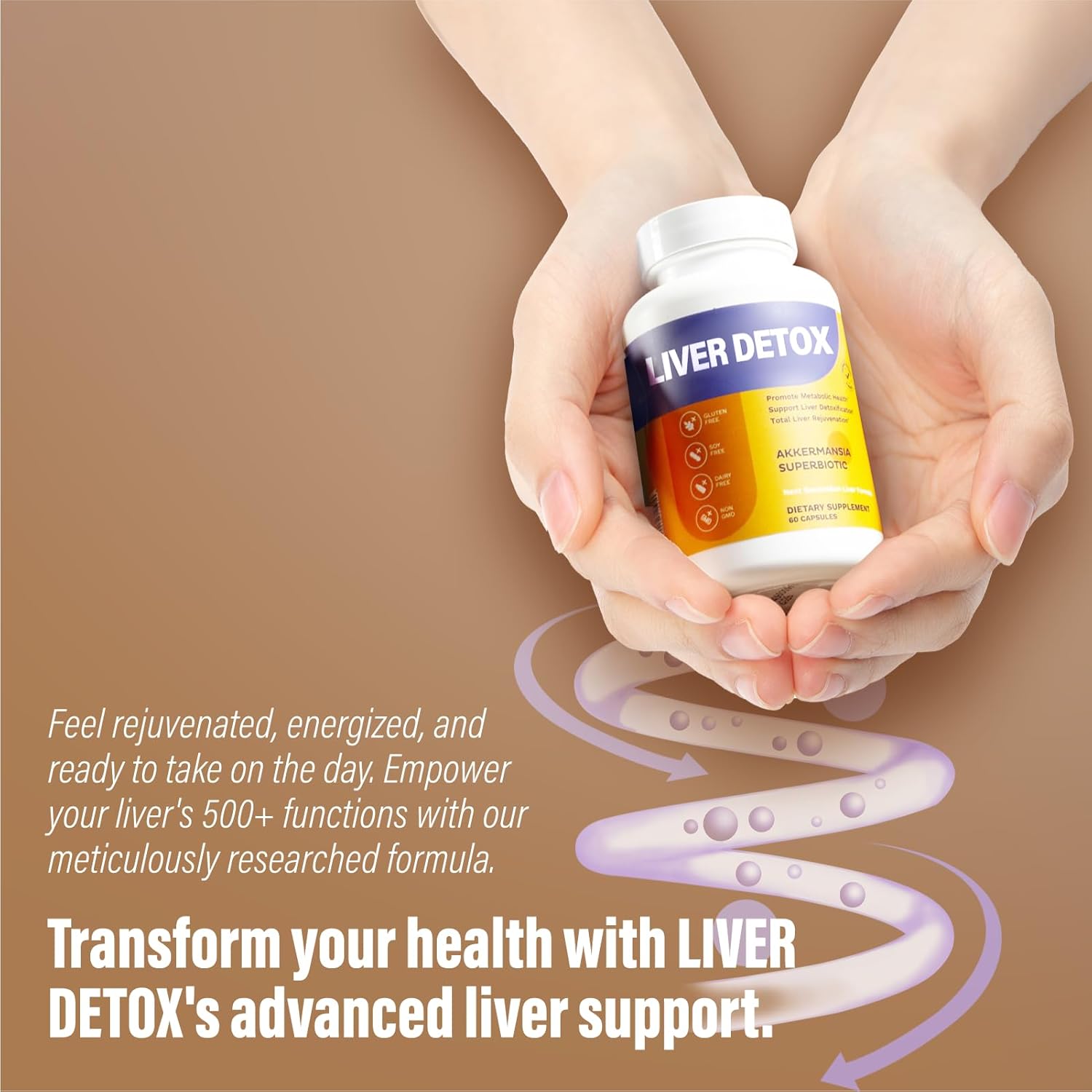 Liver Detoxification and Support Supplement for Metabolism, Immunity, and Vitality - 1 Piece