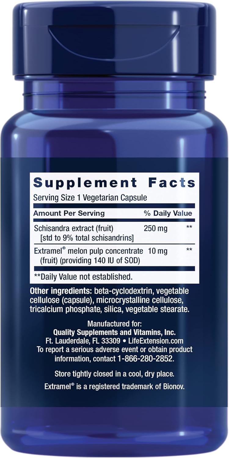 Liver Efficiency Formula for Healthy Liver Function, Antioxidant Support, Gluten-Free, Non-GMO, Vegetarian - 30 Capsules