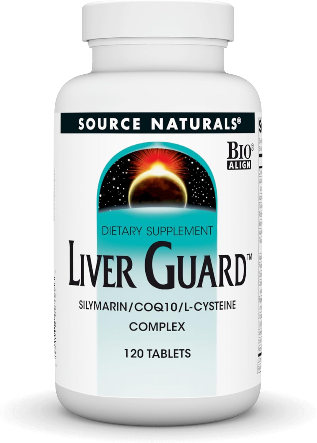 Liver Guard Supplement with Silymarin, CoQ10, and L-Cysteine - 120 Tablets for Liver Health and Function