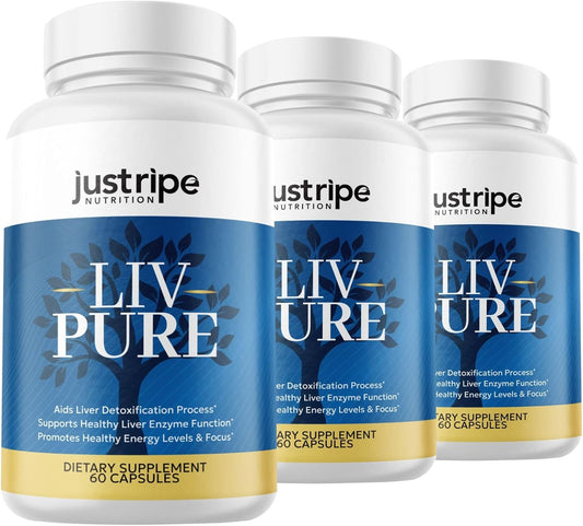 Liver Health Formula with Artichoke, Milk Thistle & Dandelion - Herbal Support Supplement for Liver Cleanse & Repair - 30 Days Supply