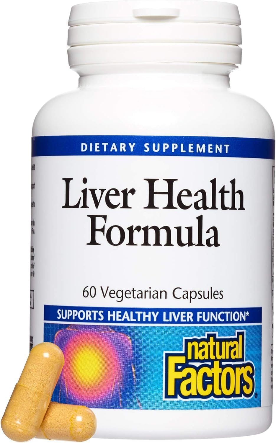 Liver Health Formula with Licorice, Turmeric, and Schisandra - Nourishing Support for a Healthy Liver - 60 Capsules