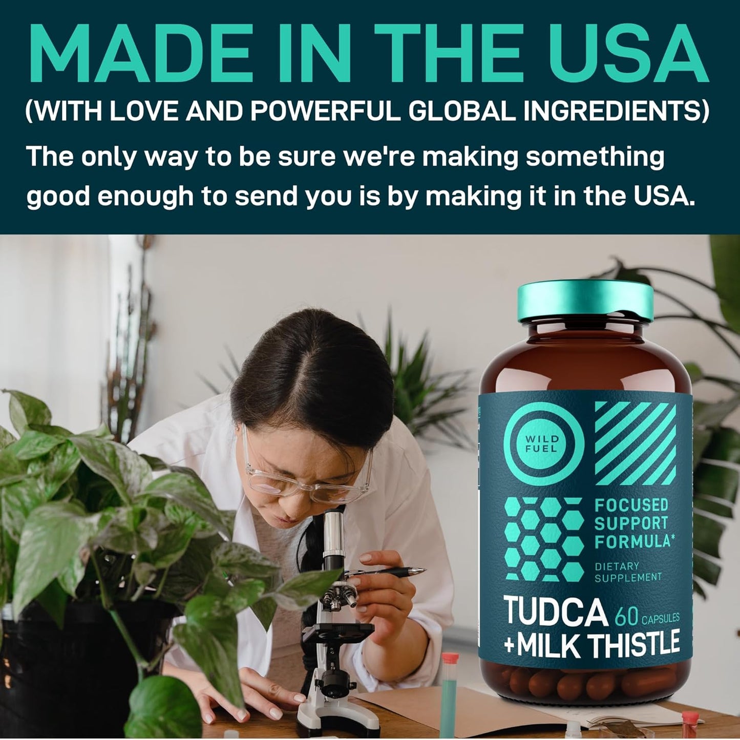 Liver Health Support Supplement with Tudca, Milk Thistle, and Ursolic Acid - 60 Capsules for Liver Cleanse, Gallbladder, Kidney, and Gut Health