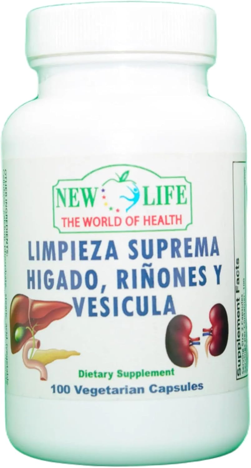 Liver, Kidneys, and Gallbladder Ultimate Cleanse - Dandelion & Milk Thistle Extract - 100 Capsules for Healthy Health