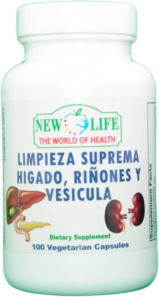 Liver, Kidneys, and Gallbladder Ultimate Cleanse - Dandelion & Milk Thistle Extract - 100 Capsules for Healthy Health