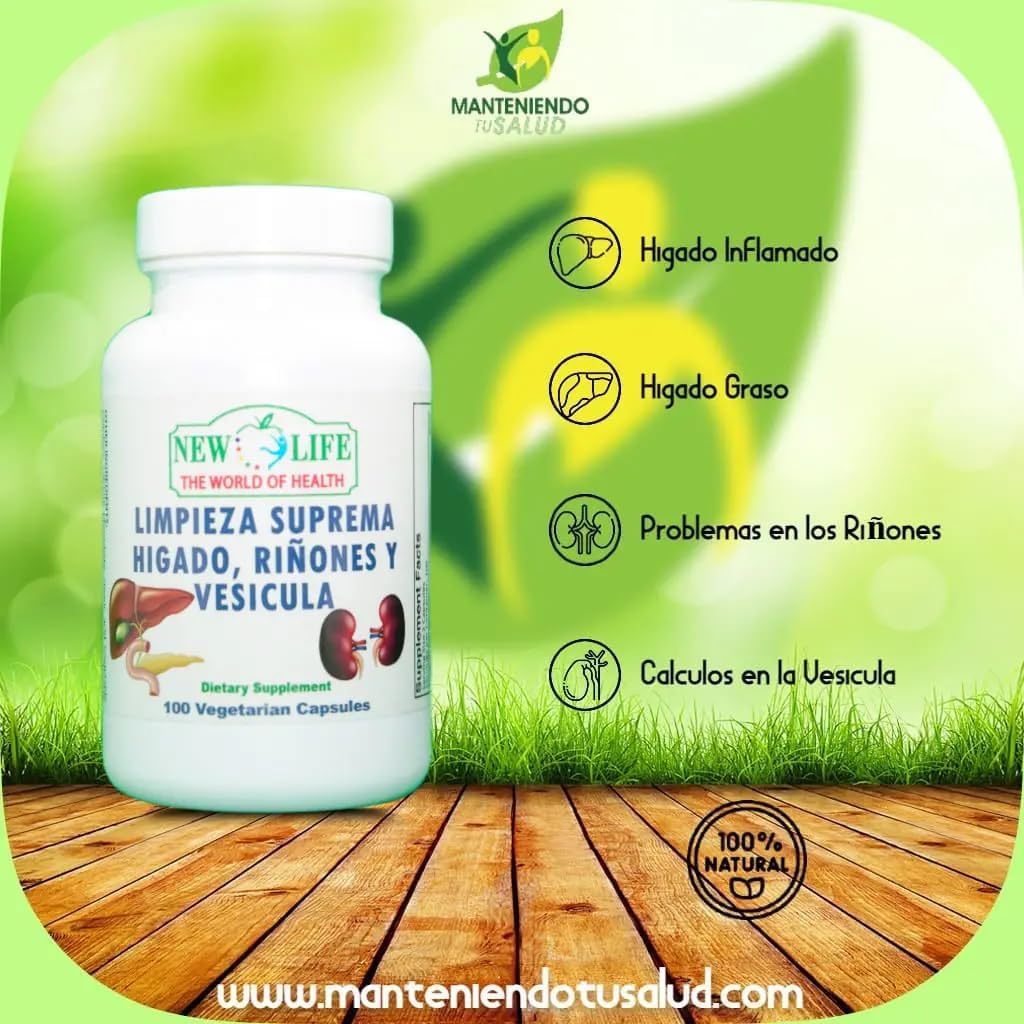 Liver, Kidneys, and Gallbladder Ultimate Cleanse - Dandelion & Milk Thistle Extract - 100 Capsules for Healthy Health