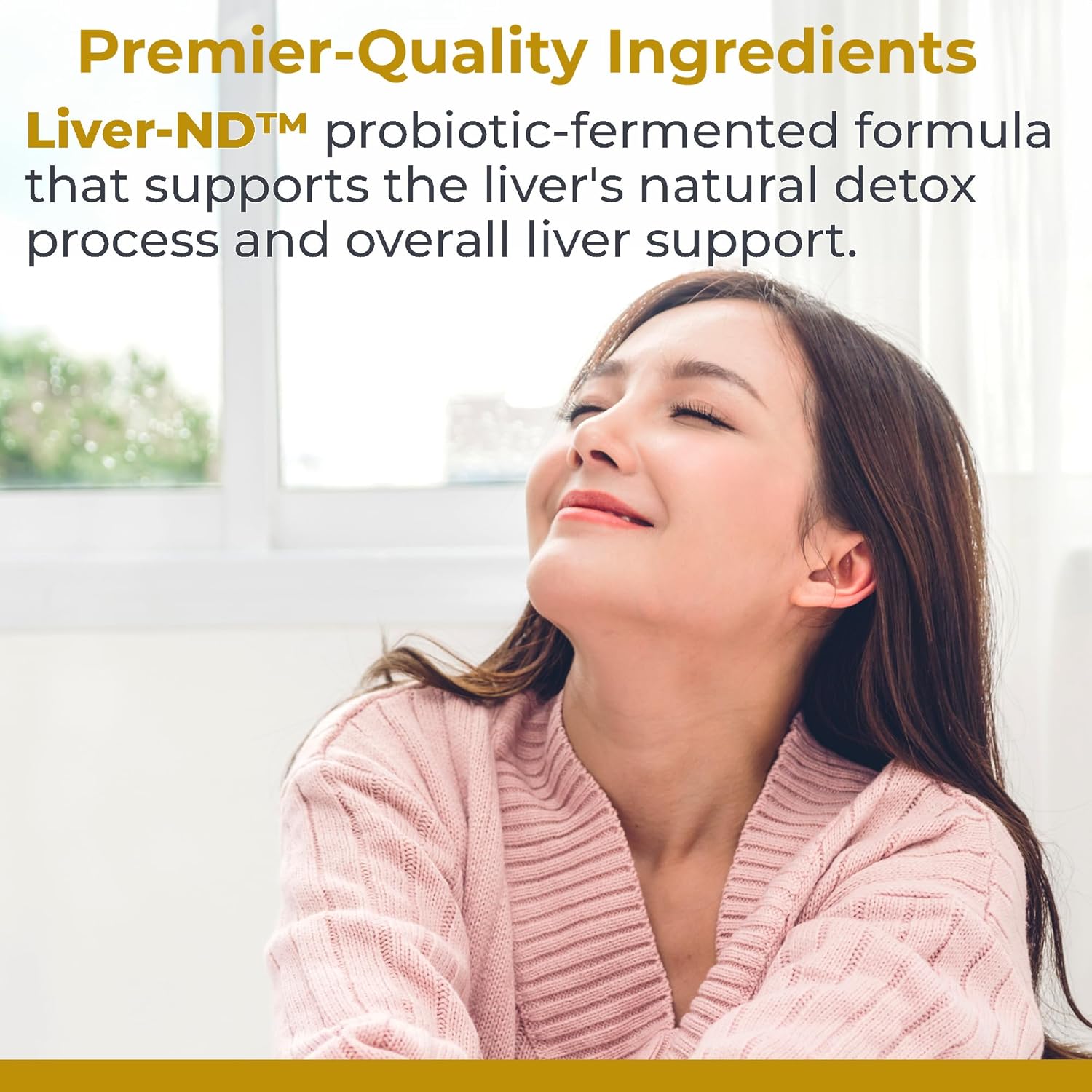 Liver-ND Liquid Drops - Fermented Liver Cleanse Supplement with Milk Thistle, Probiotics, Antioxidants, Turmeric - 8oz