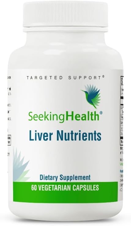 Liver Nutrients Supplement for Glutathione Production Support - 60 Capsules with Milk Thistle, Alpha-Lipoic Acid & N-Acetyl-L-Cysteine