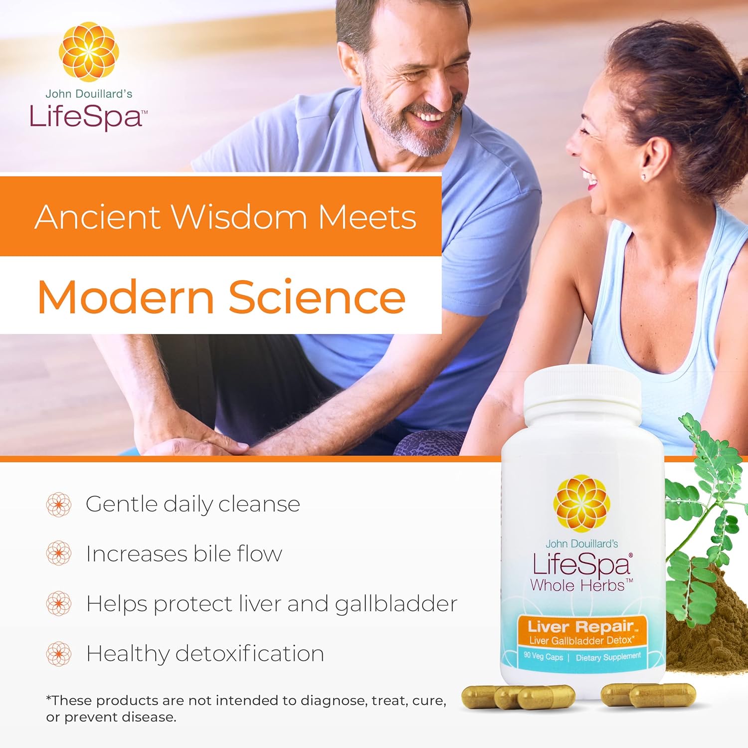 Liver Repair and Detox Supplement - Whole Herb Liver Cleanse - Supports Liver Health and Gallbladder Detox - 90 Capsules