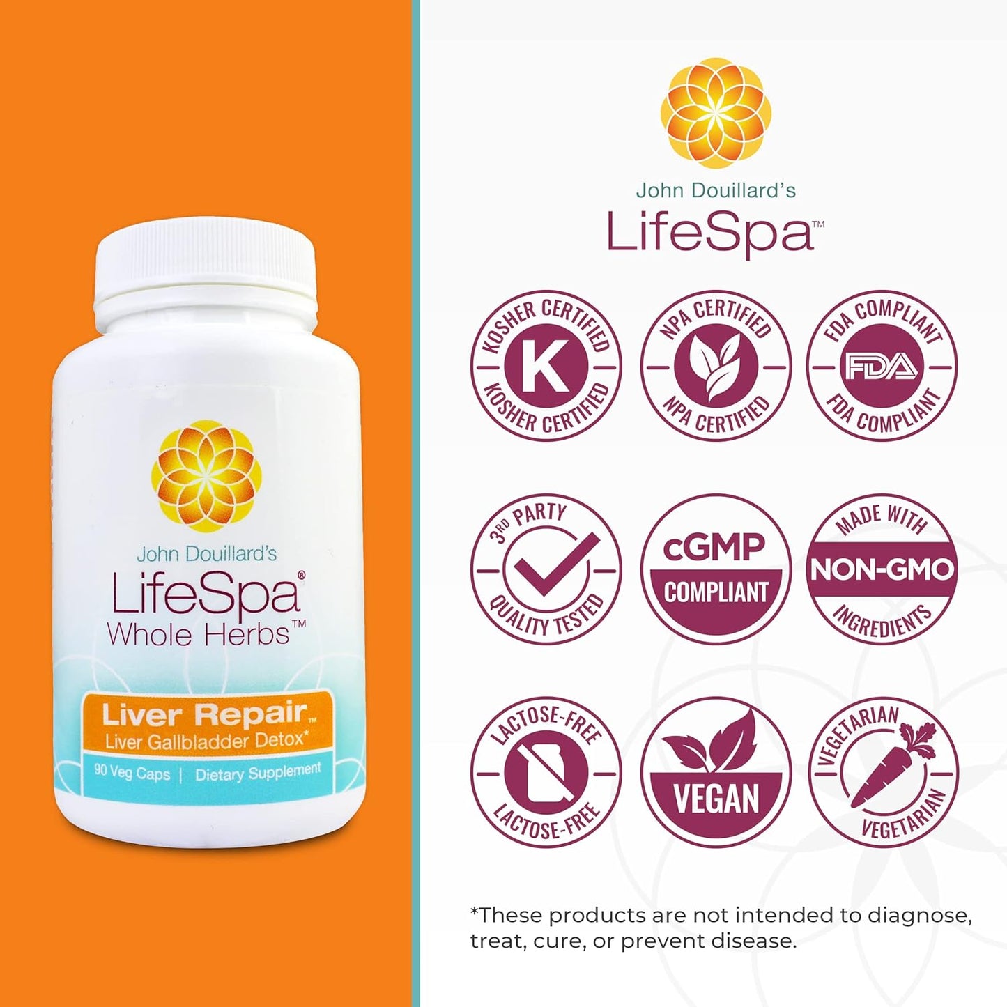 Liver Repair and Detox Supplement - Whole Herb Liver Cleanse - Supports Liver Health and Gallbladder Detox - 90 Capsules