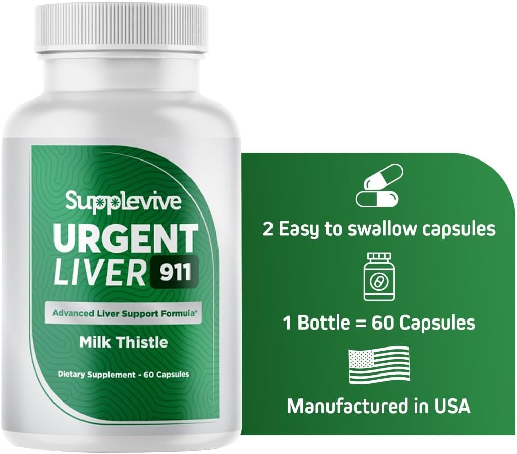 Liver Rescue: Herbal Liver Support Supplement for Detox & Repair - 60 Capsules