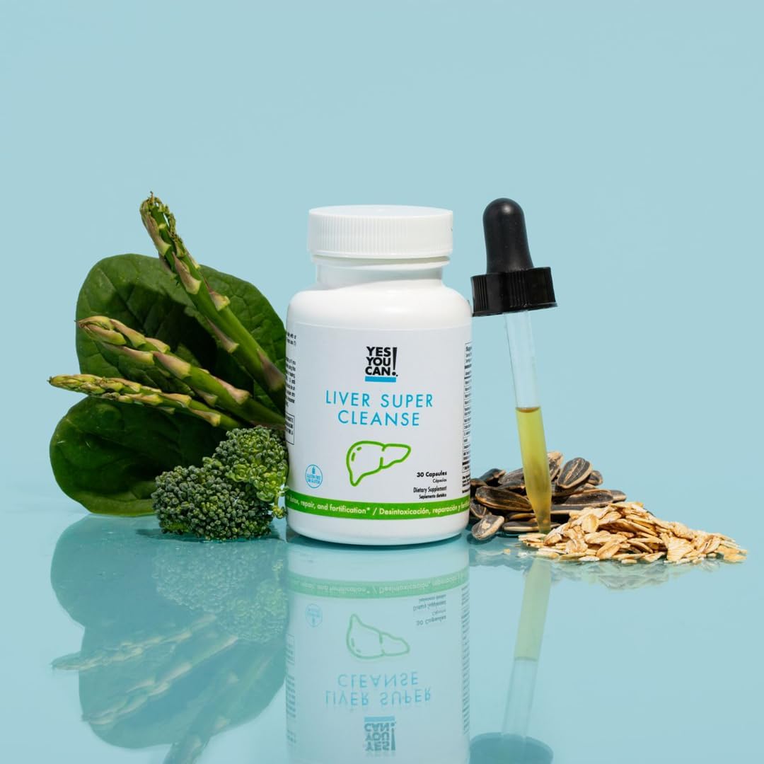 Liver Super Cleanse Detox & Repair - Enhance Liver Health with Essential Vitamins & Milk Thistle Extract - Fatty Liver Wellness - 2 Pack