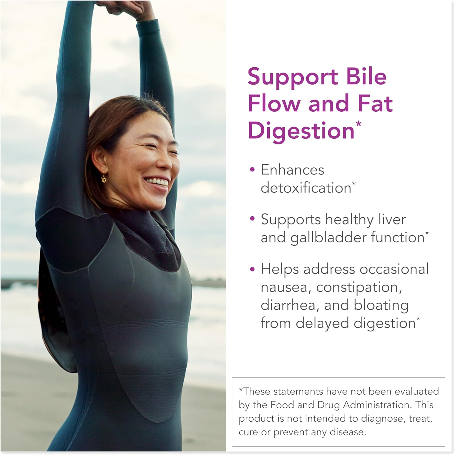 Liver Support & Gallbladder Supplements with Biocidin, Artichoke Extract, and Milk Thistle for Detox - Enhance Toxin Removal & Fat Digestion - Alleviate GLP-1 Therapy Side Effects - 60 Capsules