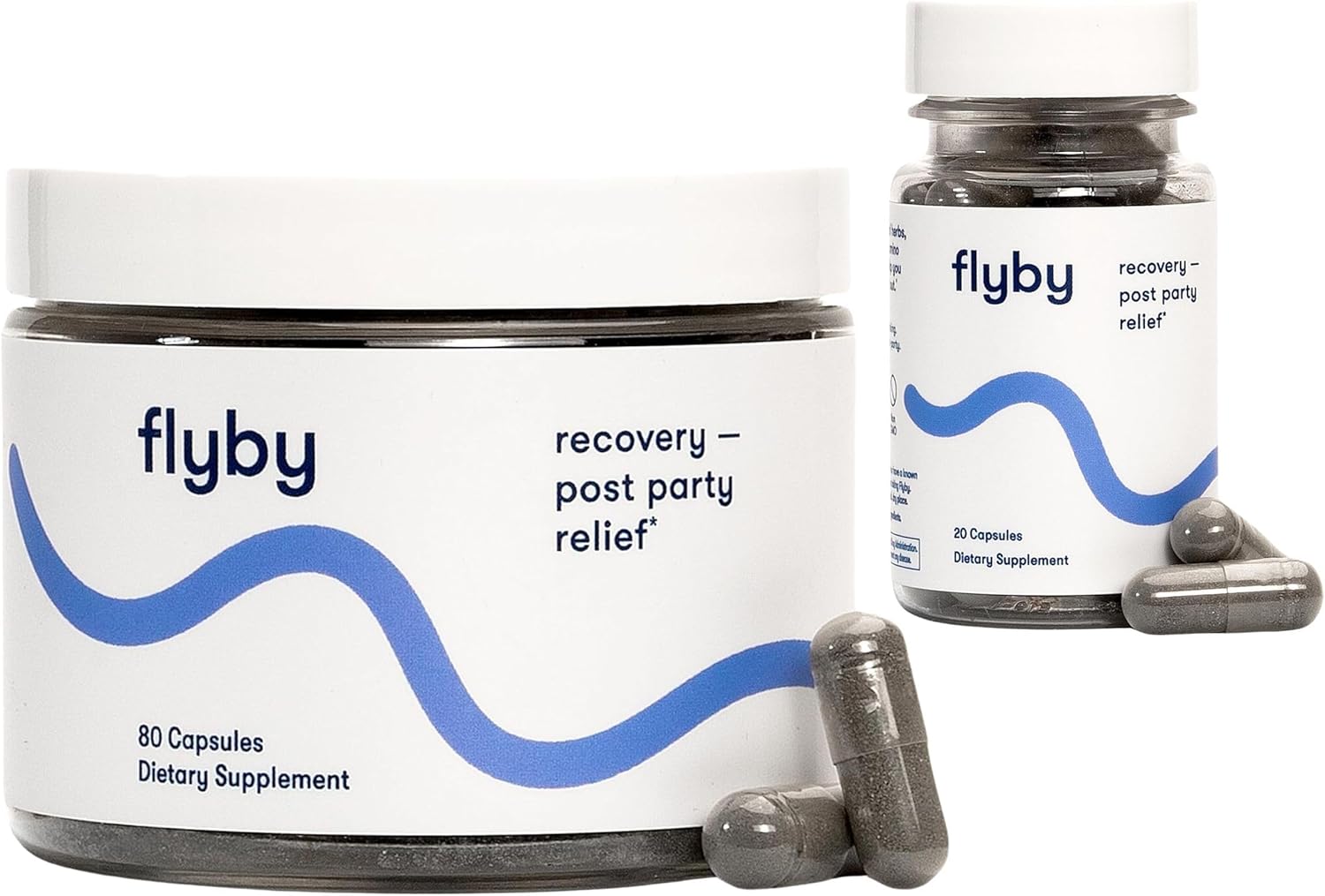 Liver Support Hangover Recovery Pills - Post-Party Drinking Essential, 80 & 20 Count - Say Goodbye to Hangovers!