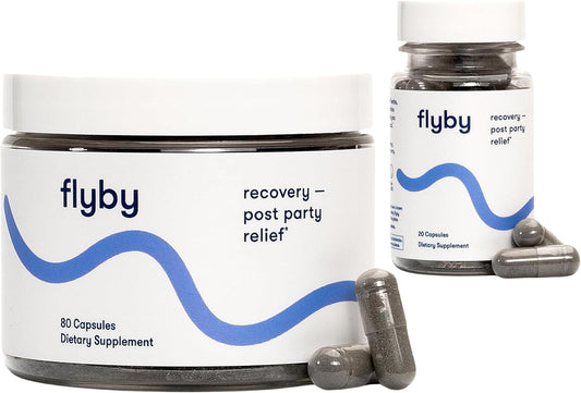 Liver Support Hangover Recovery Pills - Post-Party Drinking Essential, 80 & 20 Count - Say Goodbye to Hangovers!