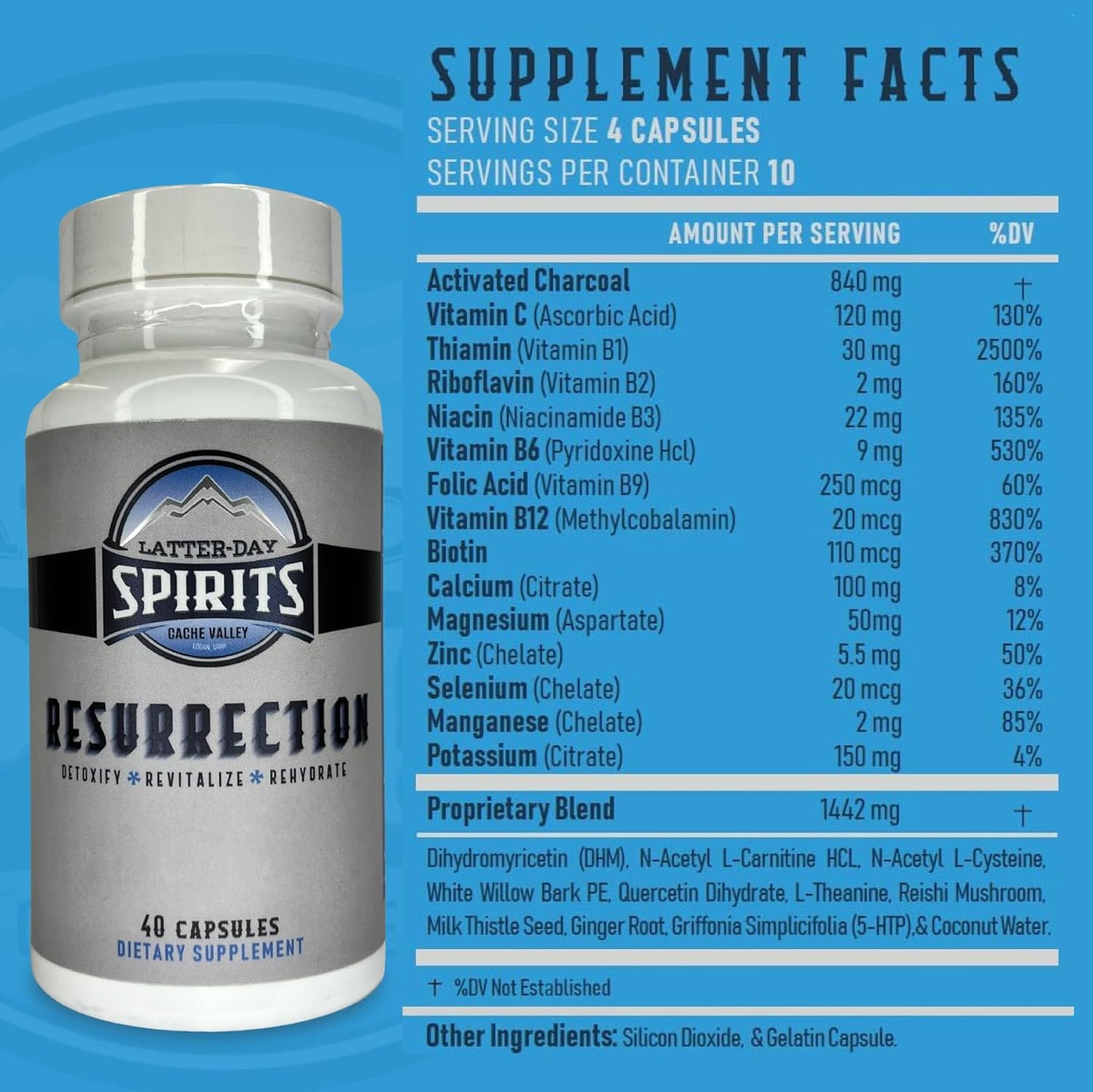 Liver Support & Hydration Electrolytes with DHM, Milk Thistle, Vitamin B - 10 Servings