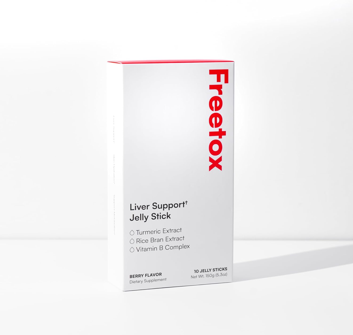 Liver Support Jelly Sticks with Vitamin B Complex, Turmeric Extract, and Rice Bran - Skin Hydration and Immune Booster for Social Events & Vacation Essentials