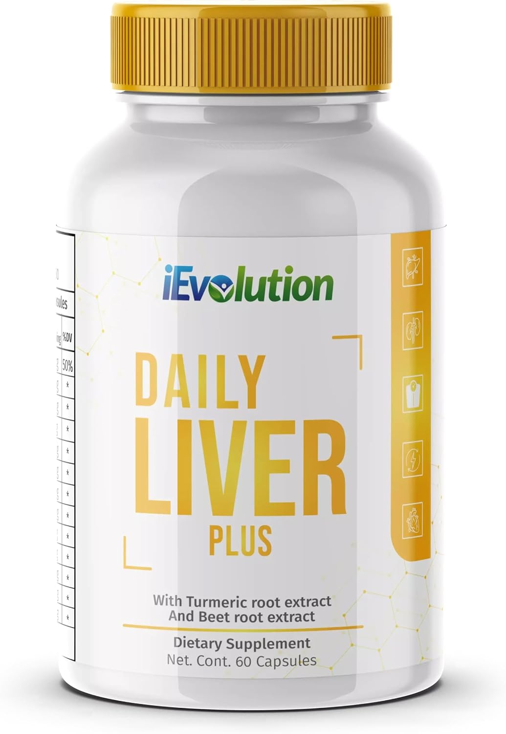 Liver Support Supplement | Daily Liver Plus | 60 Capsules Detox & Cleanse with Milk Thistle, Dandelion, Turmeric, Artichoke - Promotes Enhanced Liver Health & Repair | Ideal for Daily Use