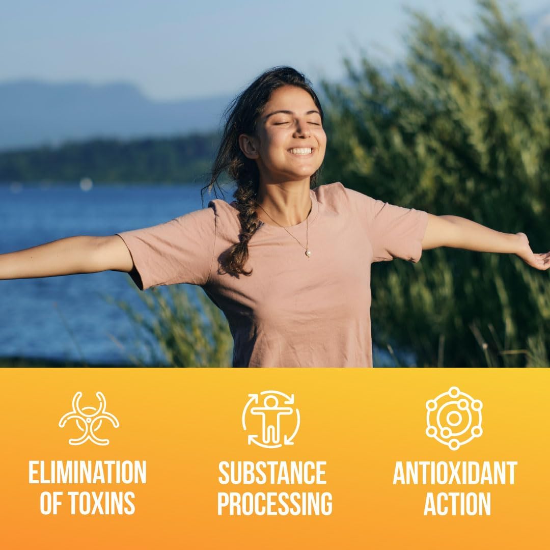 Liver Support Supplement | Daily Liver Plus | 60 Capsules Detox & Cleanse with Milk Thistle, Dandelion, Turmeric, Artichoke - Promotes Enhanced Liver Health & Repair | Ideal for Daily Use